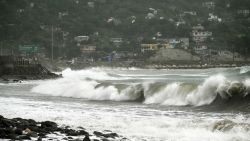 Storm surge is pictured before the arrival of Hurricane Melissa in the Caribbean Terrace area of Kingston, Jamaica, on October 25, 2025. Deadly storm Melissa strengthened Saturday afternoon into a Category 1 hurricane, with rapid intensification expected over the weekend as it cut a worryingly slow course toward the Caribbean island of Jamaica, forecasters said. (Photo by Ricardo Makyn / AFP) (Photo by RICARDO MAKYN/AFP via Getty Images)          