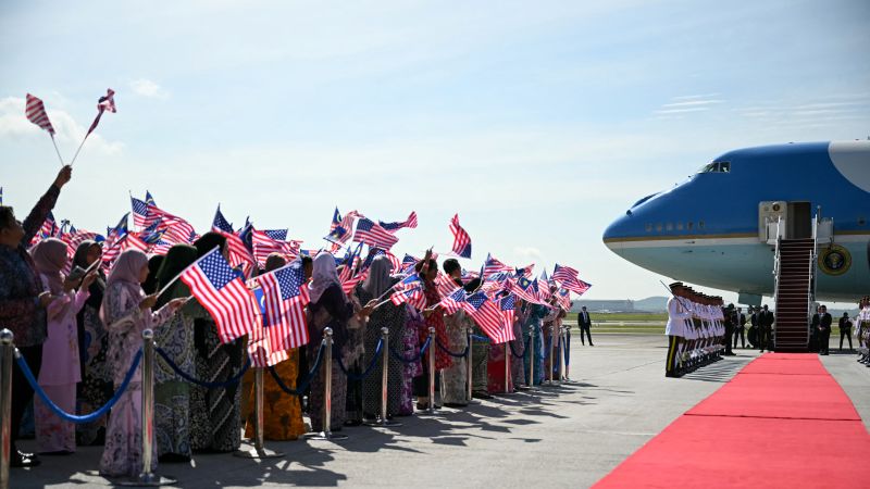 Donald Trump arrives in Japan for diplomacy tour