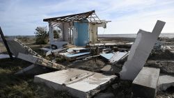 A building is seen damaged following the passage of Hurricane Melissa, in Black River, St. Elizabeth, Jamaica on October 29, 2025. Hurricane Melissa bore down on the Bahamas October 29 after cutting a path of destruction through the Caribbean, leaving 30 people dead or missing in Haiti and parts of Jamaica and Cuba in ruins. 
Somewhat weakened but still threatening, Melissa will bring damaging winds and flooding rains to the Bahamas Wednesday before moving on to Bermuda late Thursday, according to the US National Hurricane Center (NHC). (Photo by Ricardo Makyn / AFP) (Photo by RICARDO MAKYN/AFP via Getty Images)