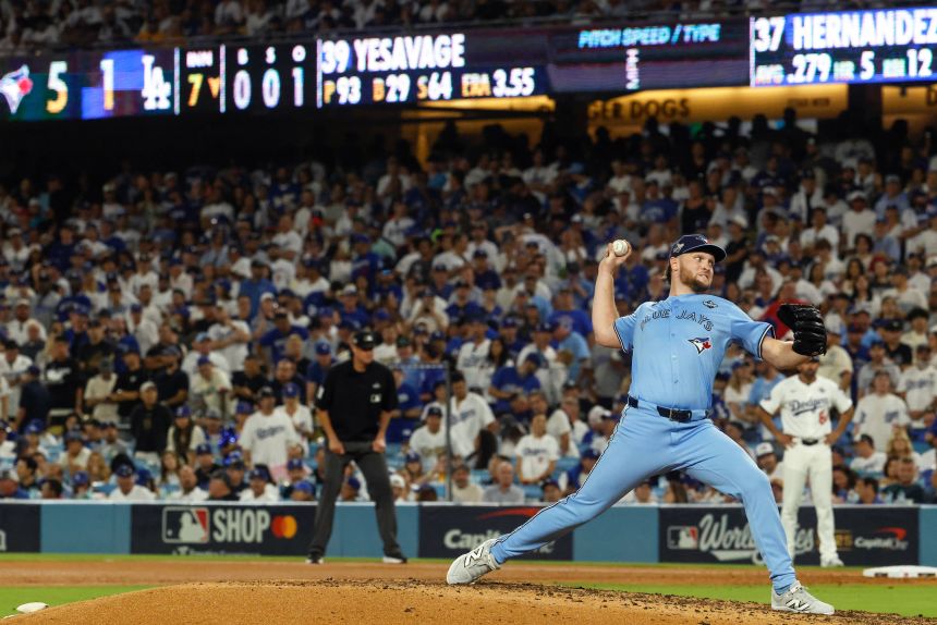 Rookie pitcher Trey Yesavage's historic start led the Toronto Blue Jays to a Game 5 in the World Series on Wednesday in Los Angeles.