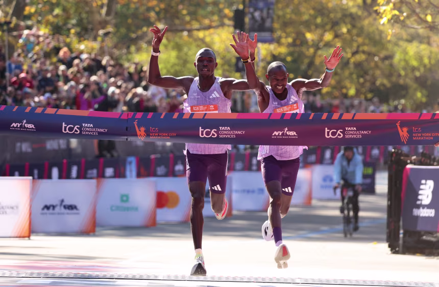 Obiri sets women’s NYC Marathon course record, Kipruto wins men’s race in photo finish