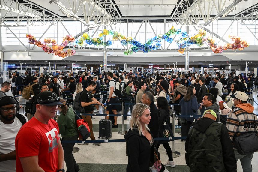 George Bush Intercontinental Airport in Houston, Texas, is one of several major airports that has recently seen long lines at security checkpoints.