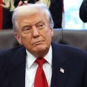 WASHINGTON, DC - NOVEMBER 10: U.S. President Donald Trump looks on during the swearing-in ceremony of U.S. Ambassador to India Sergio Gor in the Oval Office of the White House on November 10, 2025 in Washington, DC. In addition to serving as Ambassador to India, President Trump appointed Gor as Special Envoy to South and Central Asia. Gor previously served as Assistant to the President and Director of Presidential Personnel at the White House. (Photo by Anna Moneymaker/Getty Images)