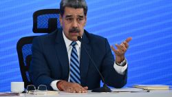 Venezuela's President Nicolas Maduro speaks during the Meeting of Jurists in Defense of International Law at the Eurobuilding Hotel in Caracas on November 14, 2025. (Photo by Federico PARRA / AFP) (Photo by FEDERICO PARRA/AFP via Getty Images)