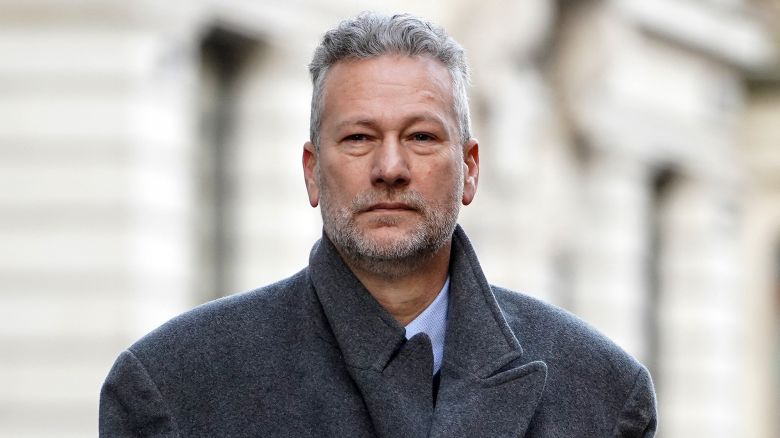 Nathan Gill, arrives for a sentencing hearing at the the Old Bailey on Friday.