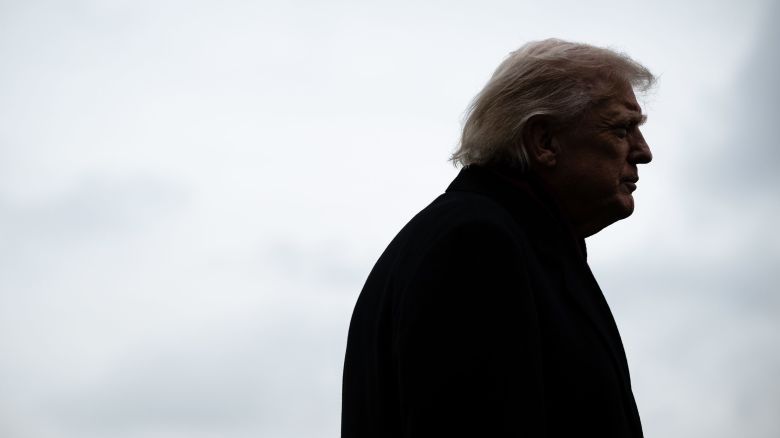 US President Donald Trump speaks to members of the media on the South Lawn of the White House before boarding Marine One in Washington, DC, US, on Saturday, Nov. 22, 2025. US officials are having early discussions on whether to let Nvidia Corp. sell its H200 artificial intelligence chips to China, according to people familiar with the matter, a contentious potential move that would mark a major win for the world's most valuable company. Photographer: Graeme Sloan/Bloomberg via Getty Images