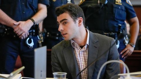 NEW YORK, NEW YORK - DECEMBER 1: Luigi Mangione attends a hearing in Manhattan Criminal Court on December 01, 2025 in New York City. Mangione's lawyers will ask to have evidence thrown out and will argue that police officers did not read Mangione his Miranda rights and did not have a proper warrant when they searched his backpack at a Pennsylvania McDonald's last December. He is accused of fatally shooting UnitedHealthcare CEO Brian Thompson, and faces state and federal murder charges. (Photo by Yuki Iwamura-Pool/Getty Images)
