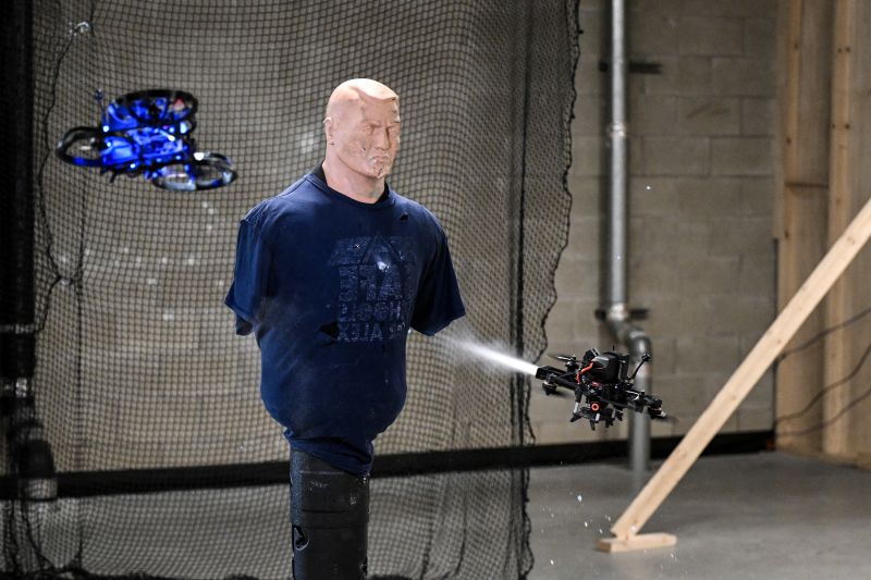 cnn.com - Cindy Von Quednow - Drones are the latest buzzy tech aimed at stopping a school shooting. They're part of a billion-dollar industry