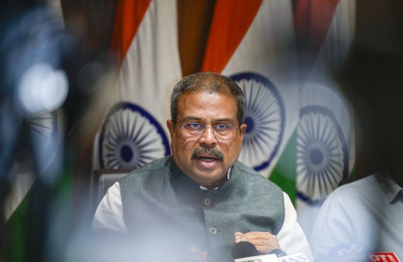 Dharmendra Pradhan resigned as India's education minister after days of 'Cockroach' youth protests over exam paper leaks, amid Cockroach youth movement protests