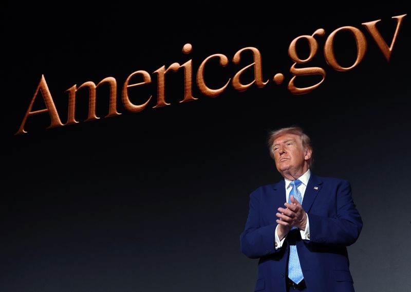 Trump unveils America.gov, an AI-powered one-stop shop for government services, using Gemini and Grok; advanced features to complete tasks like passport renewal arrive in 2027