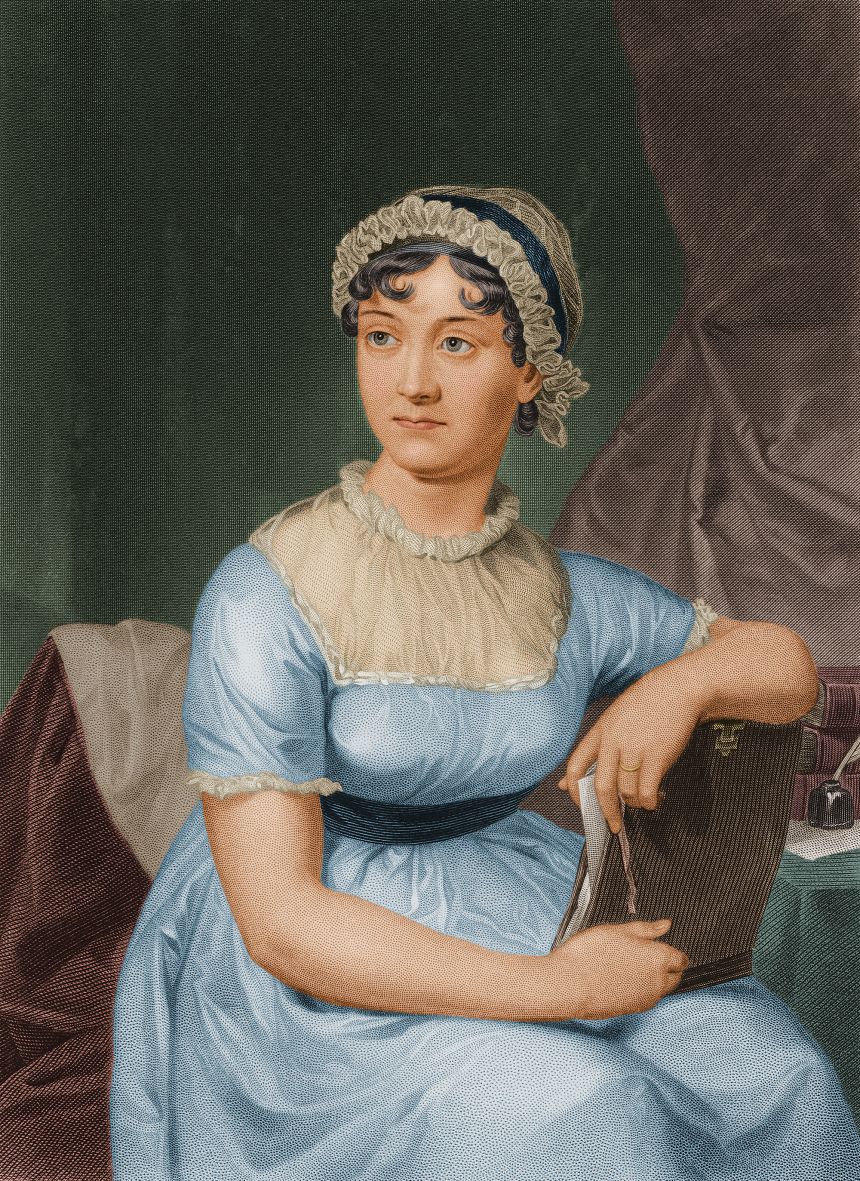 Jane Austen completed six novels in her lifetime.
