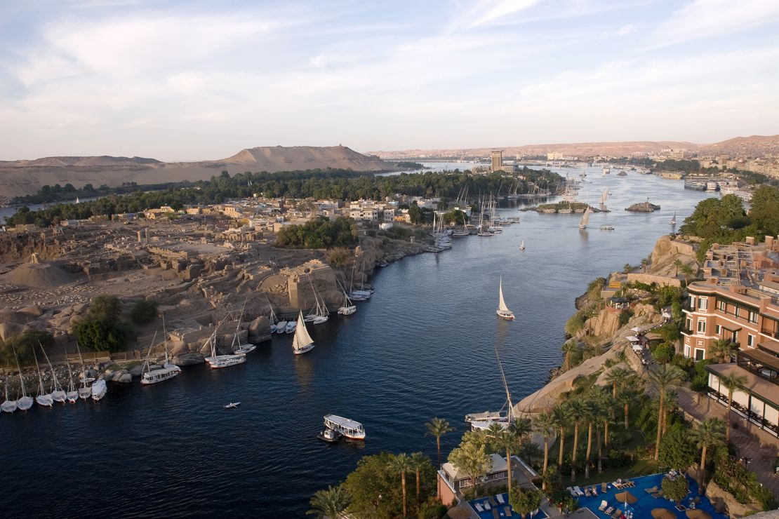 Elephantine Island in Egypt's River Nile has ancient temples and cool waterfront cafes.