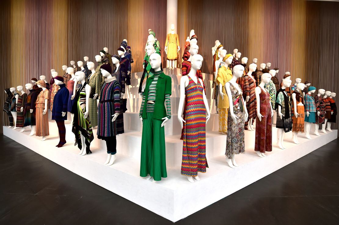 The exhibition “Missoni, L'Arte, il Colore” showcased Missoni’s designs in Varese, Italy, in 2015.