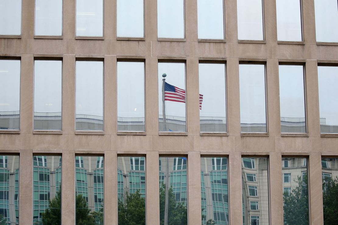The Theodore Roosevelt Federal Building, which houses the Office of Personnel Management headquarters, in 2015.