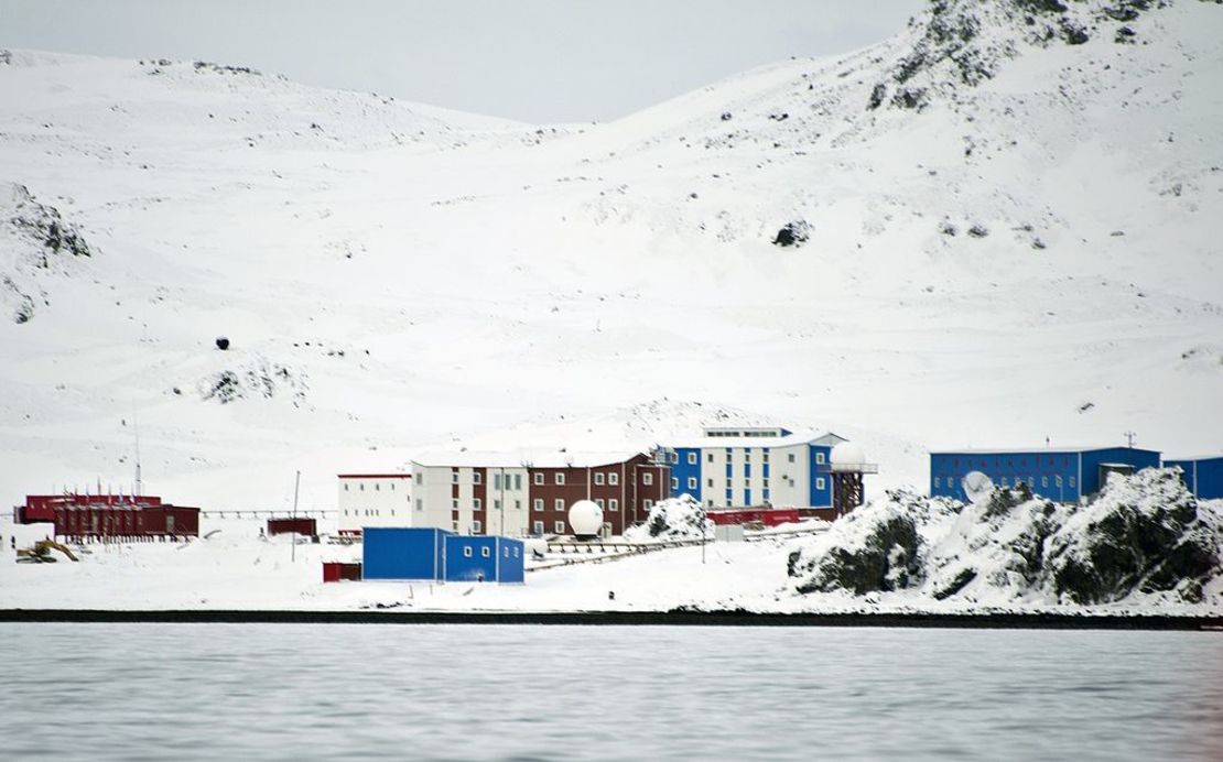 Vista de la base militar de China en la isla Rey Jorge en la Antártida, el 13 de marzo de 2014.