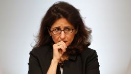 Nemat "Minouche" Shafik, deputy governor for markets and banking at the Bank of England (BOE), pauses during at the bank's quarterly inflation report news conference in the City of London, U.K., on Thursday, Aug. 6, 2015. BOE Governor Mark Carney predicted a bout of "muted" inflation in the U.K. after all but one of the Bank of England's policy makers decided that price pressures are too weak to raise interest rates for now. Photographer: Simon Dawson/Bloomberg via Getty Images 