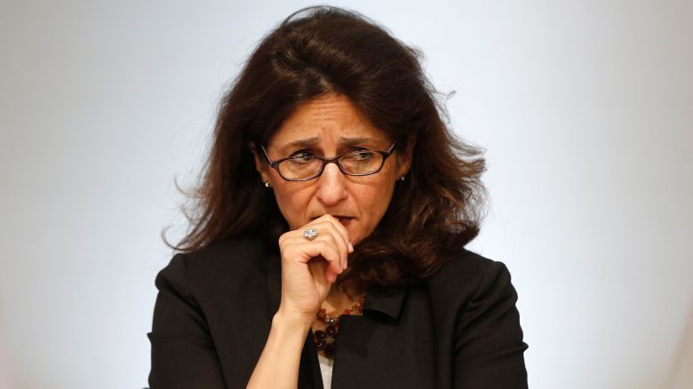 Nemat "Minouche" Shafik, deputy governor for markets and banking at the Bank of England (BOE), pauses during at the bank's quarterly inflation report news conference in the City of London, U.K., on Thursday, Aug. 6, 2015. BOE Governor Mark Carney predicted a bout of "muted" inflation in the U.K. after all but one of the Bank of England's policy makers decided that price pressures are too weak to raise interest rates for now. Photographer: Simon Dawson/Bloomberg via Getty Images 