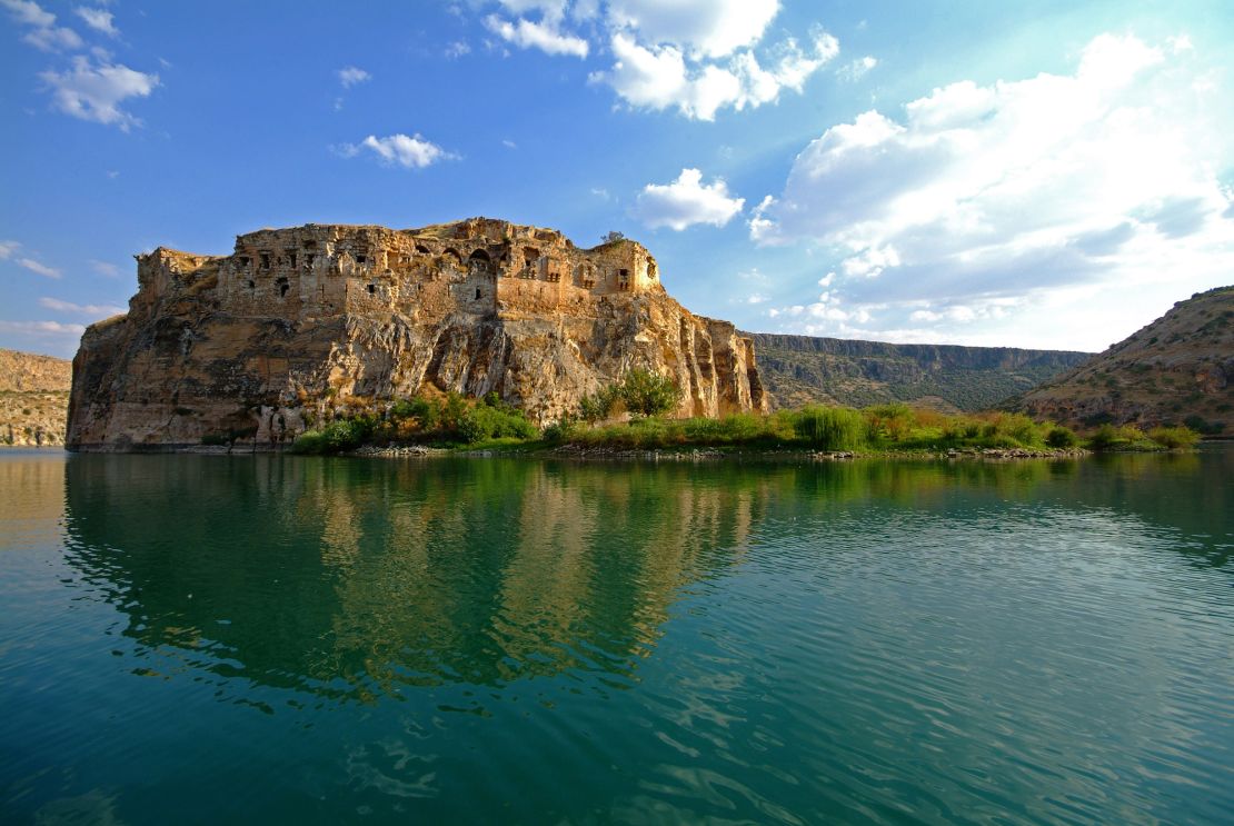 Rumkale Fortress's foundations date back to the Byzantine period.