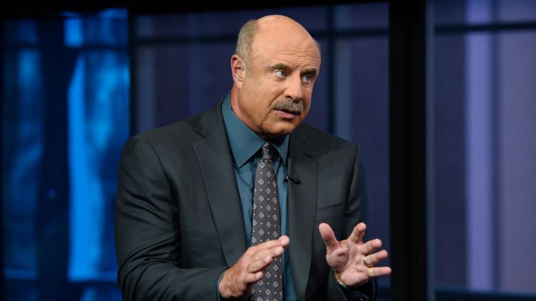 UNIVERSAL CITY, CA - SEPTEMBER 09:  Dr Phil visits "Extra" at Universal Studios Hollywood on September 9, 2015 in Universal City, California.  (Photo by Noel Vasquez/Getty Images)