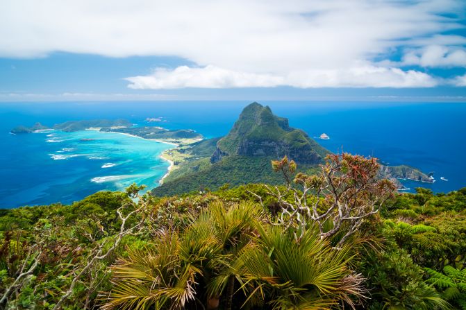 <strong>Wild blue yonder: </strong>Lord Howe Island is a remote and beautiful piece of Australian paradise lying 372 miles offshore in the waters between Australia and New Zealand.