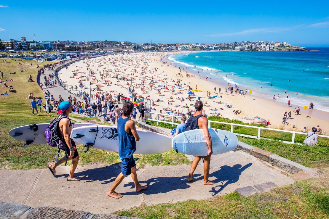 Just another afternoon at Bondi Beach in Sydney.