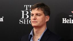 Michael Burry attends "The Big Short" screening on November 23, 2015, in New York City.