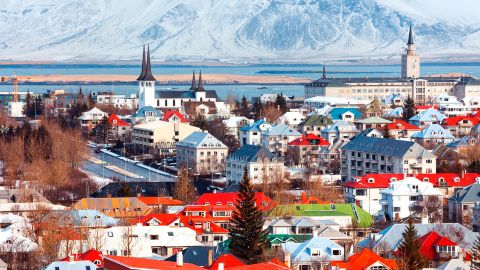 Cityscape ReykjavÃ­k, Iceland.