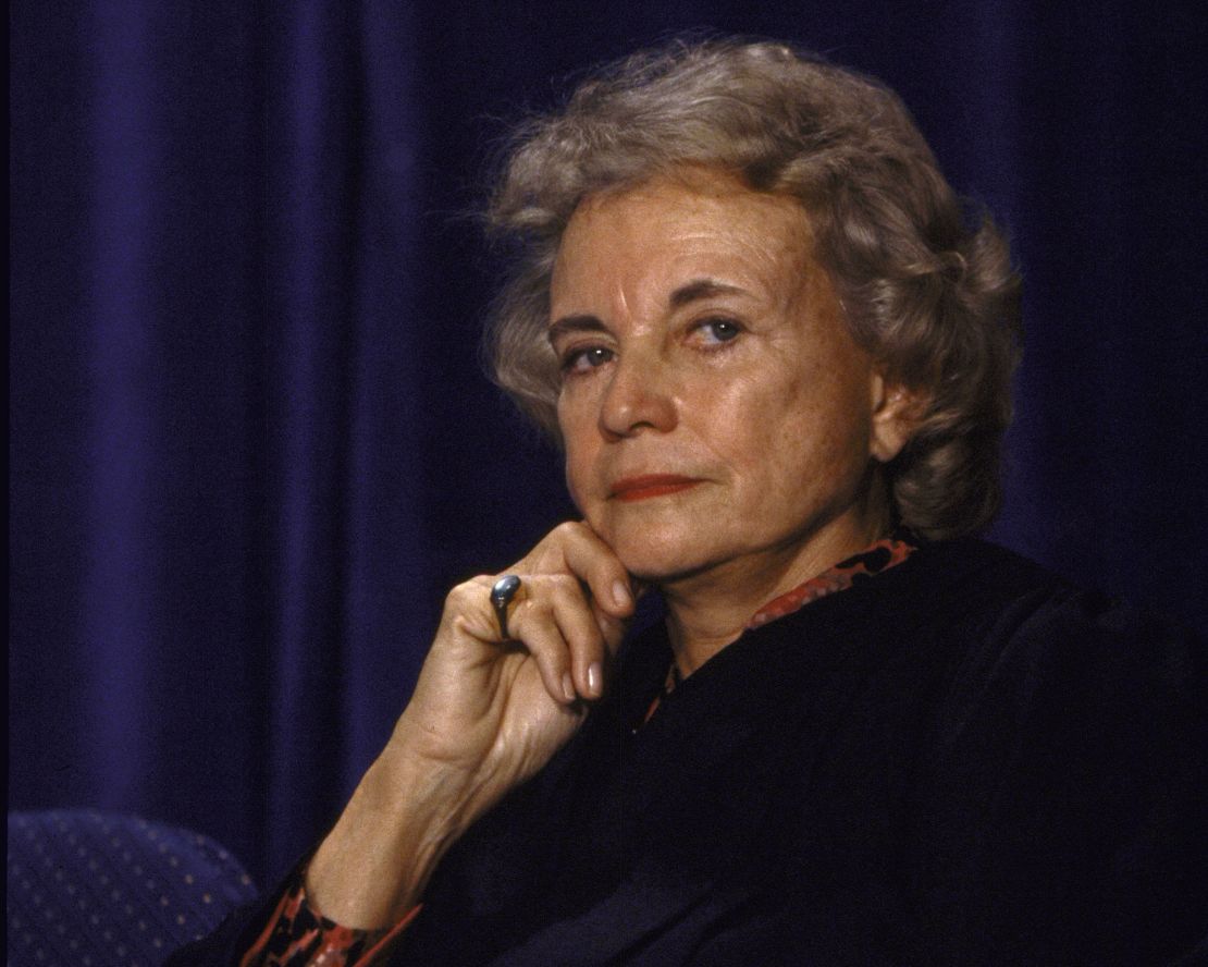 Supreme Court Justice Sandra Day O'Connor in March 28, 1992.