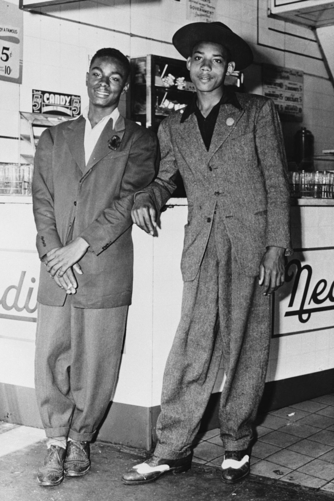 Boys in zoot suits in 1943.