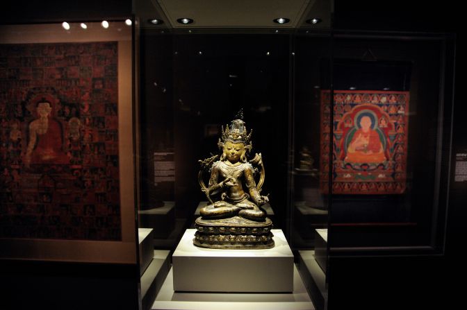 <strong>Rubin Museum of Art, New York City: </strong>The most famous spot in this Manhattan museum was a meditation room complete with gongs.