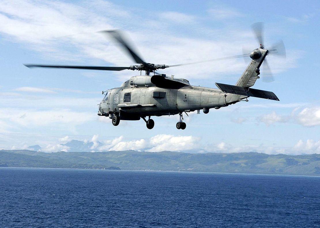 Un Seahawk, similar al que voló el lunes en el Caribe, el 11 de enero de 2005.