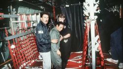 HOWARD AIR FORCE BASE,- JANUARY3:  In this photo released 04 January 1990 by the Defense Department, Panamian General Manuel Noriega (C) is brought on board a US military plane 3 January 1990 for a flight to Miami after his arrest.  (Photo credit should read STF/AFP via Getty Images)