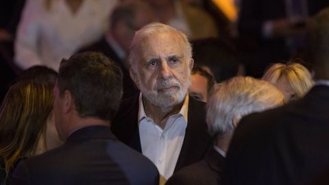 Carl Icahn, billionaire activist investor, at an event in New York in April 2016.