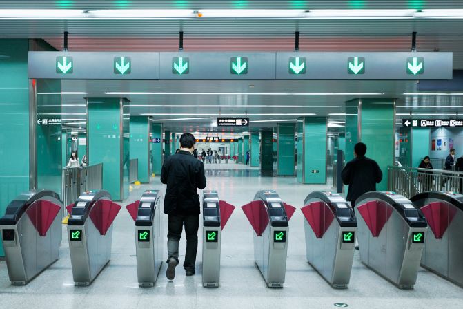 <strong>Capital gains: </strong> With 27 lines - including one floating Maglev route - China's Beijing Metro has grown over the past half-century to become one of the world's longest and busiest systems.