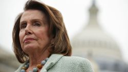 WASHINGTON, DC - APRIL 21:  U.S. House Minority Leader Rep. Nancy Pelosi (D-CA) listens during a news conference April 21, 2016 on Capitol Hill in Washington, DC. Congressional Democrats held a news conference to call for a raise in the federal minimum wage.  (Photo by Alex Wong/Getty Images)