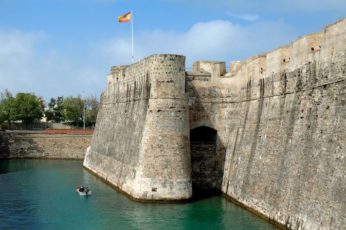 <strong>Walled city: </strong>Ceuta's 16th-century walls were built after Portuguese and Spanish forces seized the territory and colonized it. It's been in Spain's hands ever since.