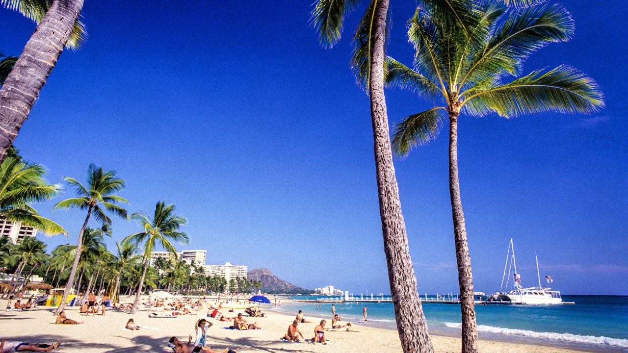 <strong>1. Duke Kahanamoku Beach, Oahu, Hawaii.</strong> This stretch of sand is located on the west end of Waikiki Beach, away from large crowds.