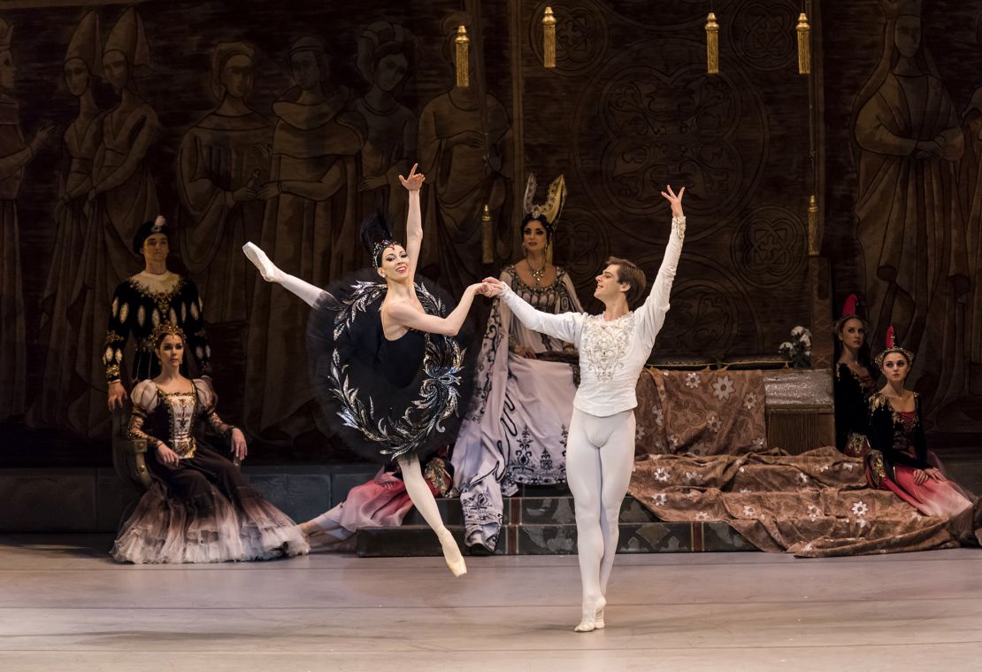 Vladimir Shklyarov (right), pictured during a Mariinsky Ballet performance of "Swan Lake" in 2015