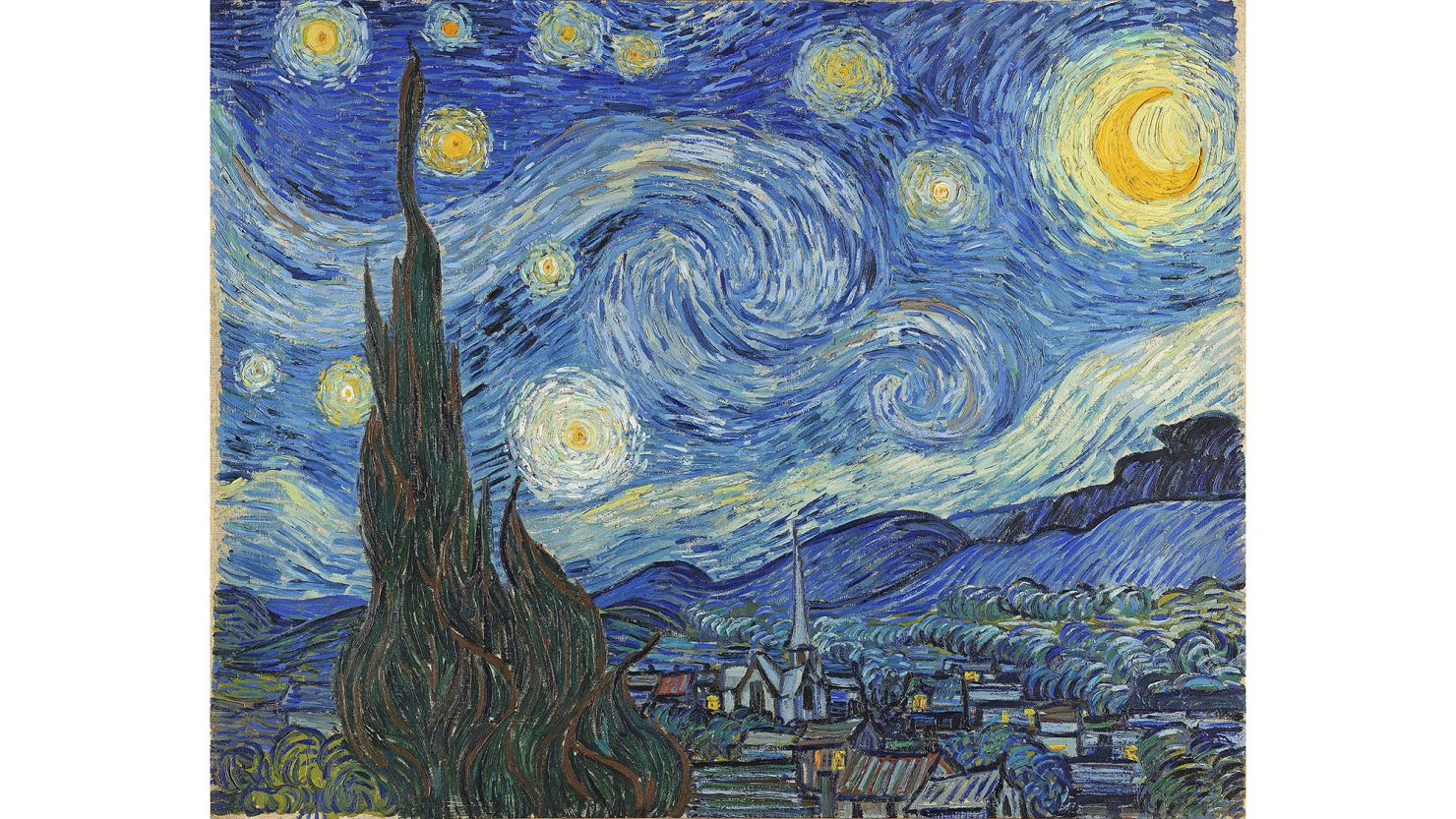 Vincent van Gogh's masterpiece "The Starry Night" was painted in 1889.