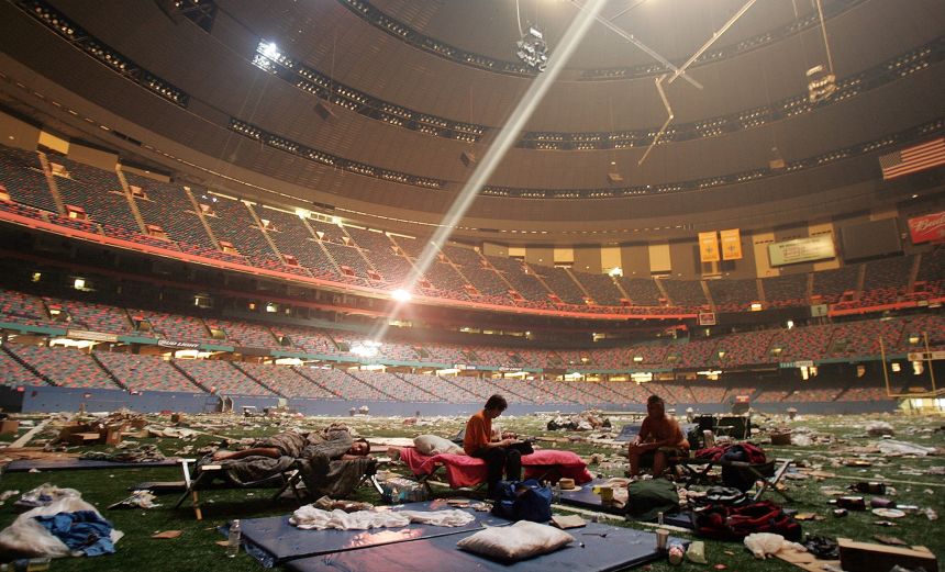 Conditions in the Superdome worsened dramatically after the first day.