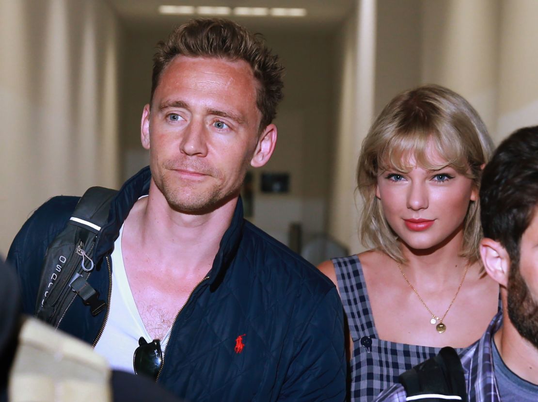 Tom Hiddleston and Taylor Swift in 2016.