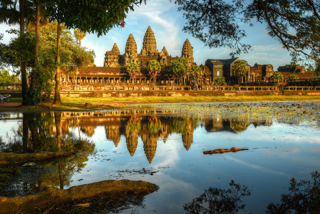 Located in Siem Reap province, the UNESCO-listed Angkor Archaeological Park is one of Cambodia's most famous sites.
