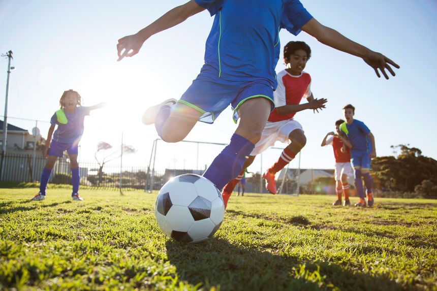 Organized sports or other physical activities can ensure kids get exercise and ward off too much screen time.