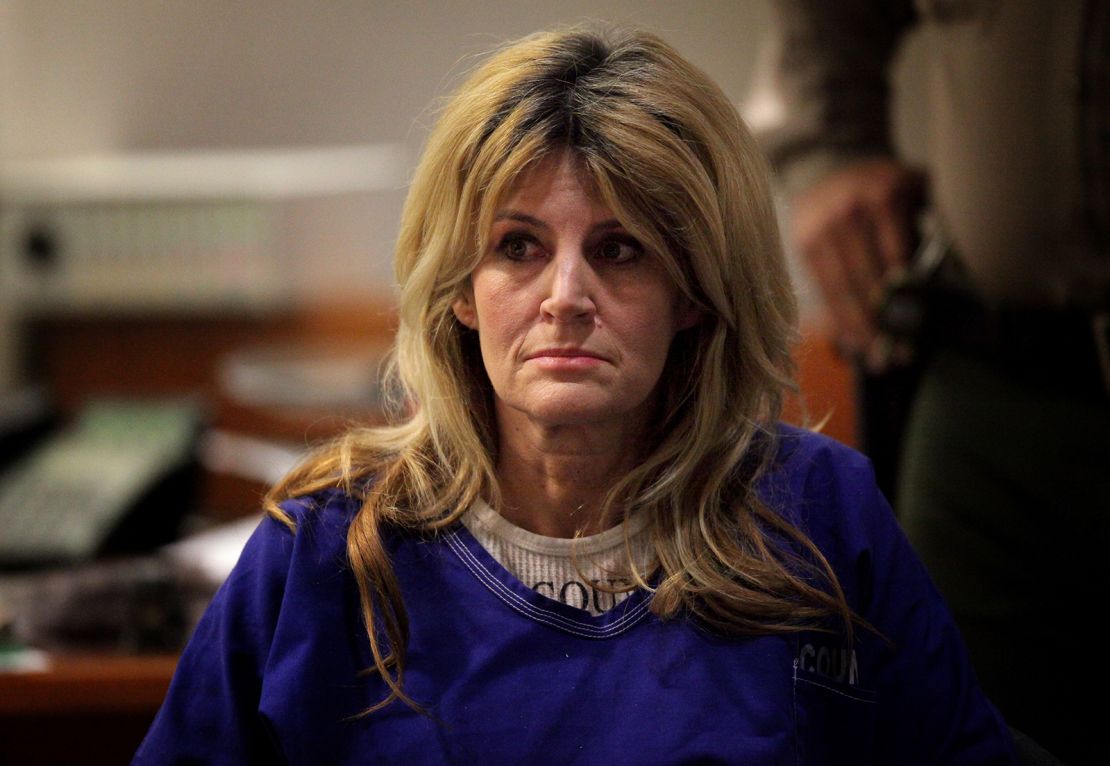 Dawn DaLuise pictured in court in Los Angeles on March 19, 2014.