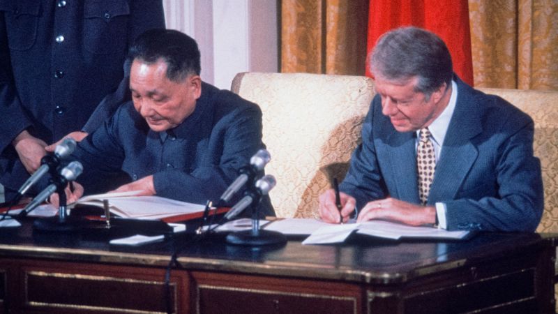 Jimmy Carter and China: the former US president established diplomatic relations at the expense of Taiwan