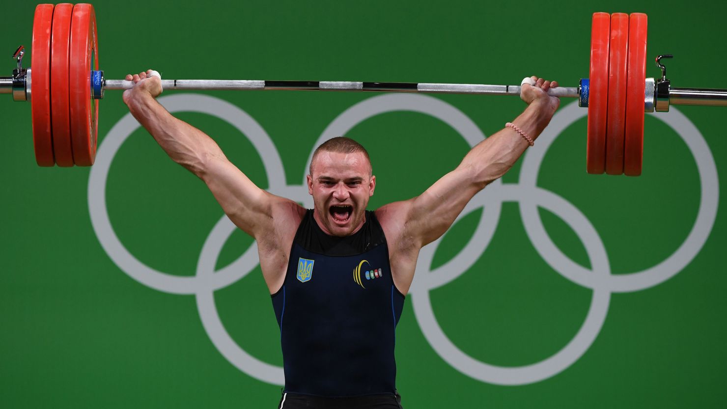 Oleksandr Pielieshenko competes at Rio 2016 for Ukraine.