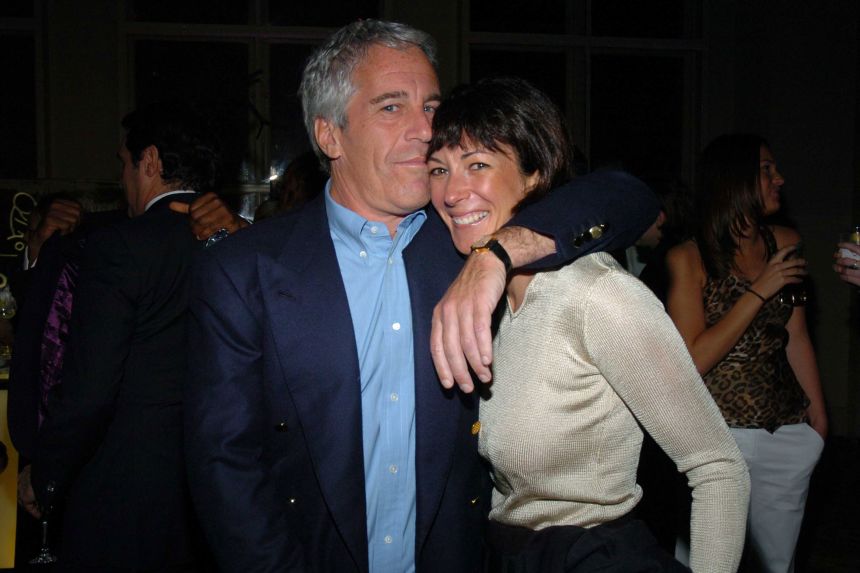 Jeffrey Epstein and Ghislaine Maxwell attend a benefit concert in New York in 2005.