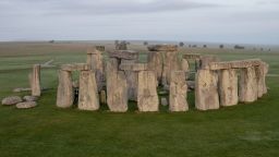 WILTSHIRE, ENGLAND - SEPTEMBER 07: The ancient neolithic monument of Stonehenge near Amesbury is viewed from a hot air ballon on September 7, 2016 in Wiltshire, England. To mark the 30th anniversary of Stonehenge becoming a World Heritage Site, English Heritage has launched a competition offering members of the public the chance of a hot balloon ride which allows the chance to see a unique view of Stonehenge within in a wider prehistoric landscape but also the see the recent changes to its setting in recent years including the removal of the A344 and the old car park. (Photo by Matt Cardy/Getty Images)