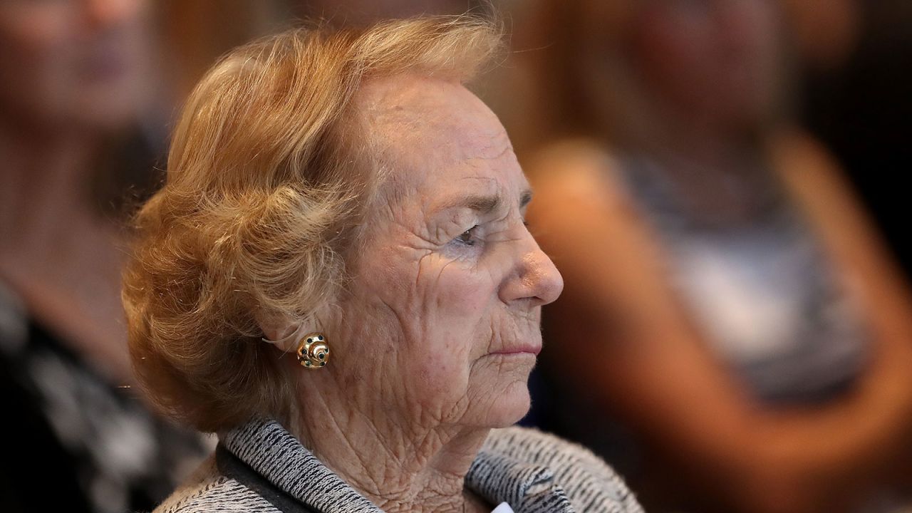  Ethel Kennedy attends a ceremony at the John F. Kennedy Presidential Library in Boston on September 20, 2016.