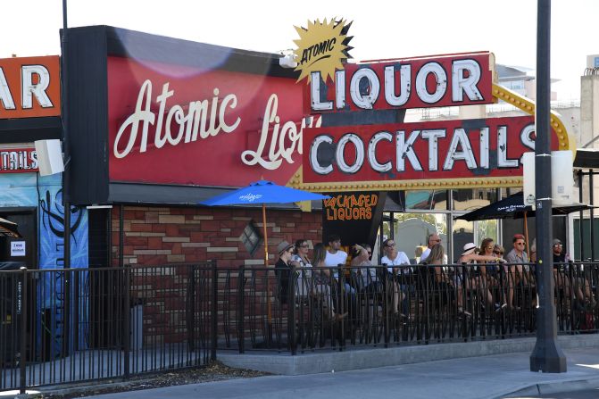 <strong>Atomic Liquors: </strong>This dive bar on Fremont Street received the city’s first official liquor license when it opened in 1952 — license No. 00001. Rumor has it that patrons used to take their drinks to the roof and look for mushroom clouds rising from atomic testing sites in the desert.